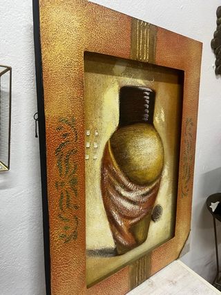 Cuadro jarrón - Lienzo madera