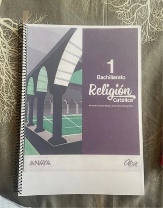 Religión Católica anaya 1 Bachillerato 