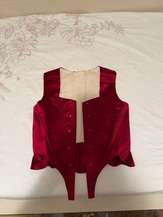 Justillo rojo fallera 