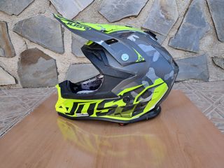 Casco Just1 Motocross - Negro/Amarillo