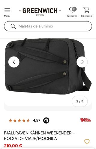Fjällräven Kånken - Bolso mochila azul marino 