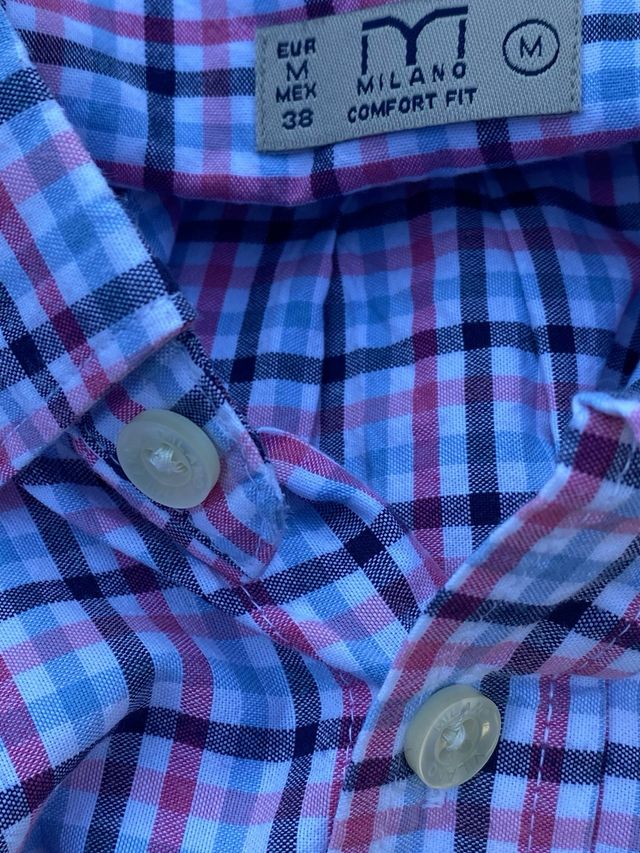 Camisa Milano cuadros multicolor