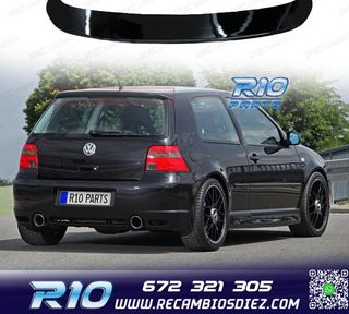 ALERON SPOILER VOLKSWAGEN VW GOLF 4 97-03 LOOK R32 NEGRO BRI