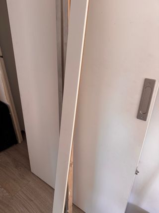 Puerta corredera blanca 203x93cm