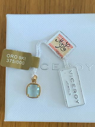 Colgante Viceroy oro 9k azul