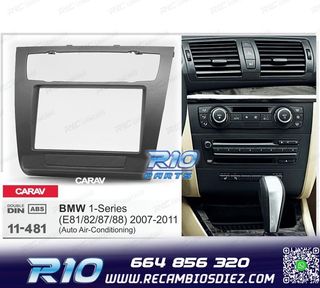 MARCO NEGRO RADIO 2-DIN PARA BMW SERIE 1 E81 E82 E87 E88