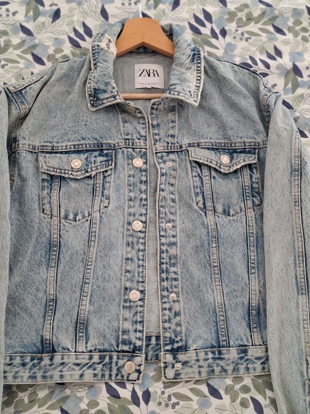 Chaqueta vaquera Zara - Azul