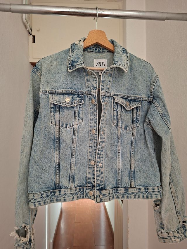 Chaqueta vaquera Zara - Azul