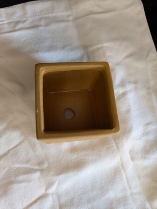 Vaso Ceramica Giallo 10x10cm