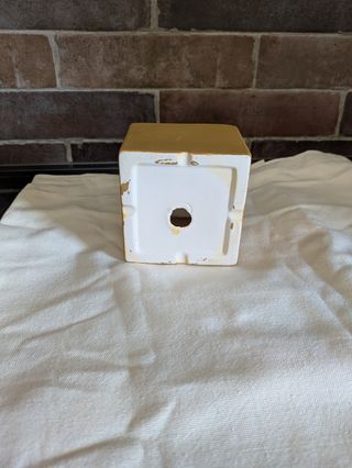 Vaso Ceramica Giallo 10x10cm