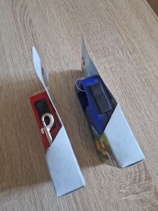 2 correas perro BPS azules 3 M de  largo.