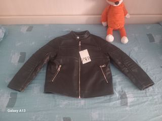 Giacca bimbo in pelle