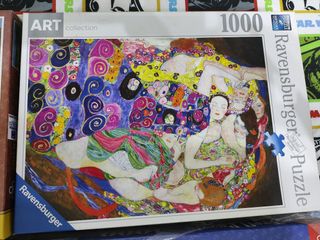 4 Puzzles 1000 piezas,2 de Kimt y 2 paisajes.