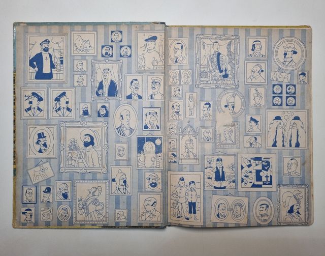 Objetivo la Luna - Tintin - Hergé - Lomo de Tela