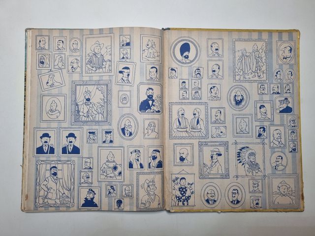 Objetivo la Luna - Tintin - Hergé - Lomo de Tela