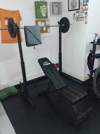 Equipo completo musculación.