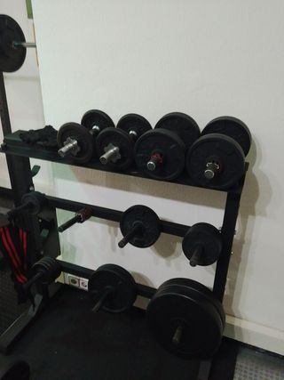 Equipo completo musculación.