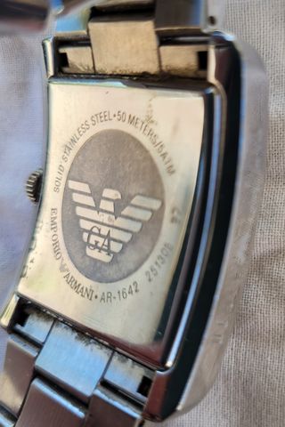 Orologio Emporio Armani quadrato