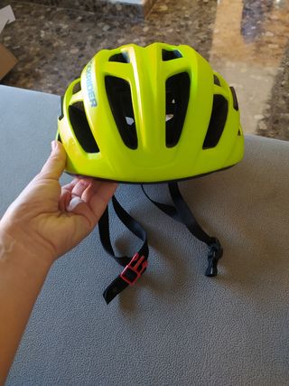 Casco bici Rockrider amarillo