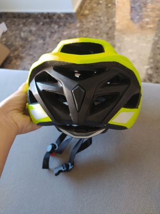 Casco bici Rockrider amarillo