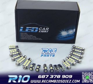 KIT 15 BOMBILLAS LED INTERIOR PARA BMW E46 COUPE SEDAN 318I 