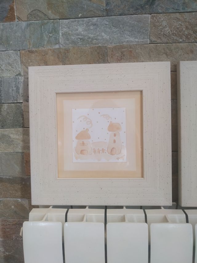 2 Cuadros pintados a mano