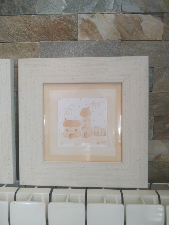 2 Cuadros pintados a mano