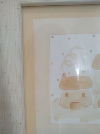 2 Cuadros infantiles pintados a mano