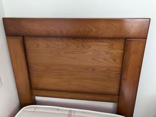 Cabecero cama castaño macizo