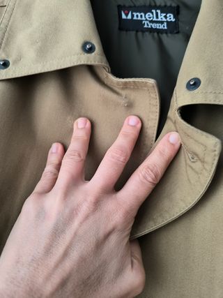Gabardina Melka XL beige vintage