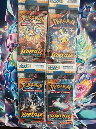 Lotto bustine Pokémon art set