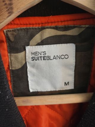 Cazadora Bomber SuiteBlanco M camuflaje