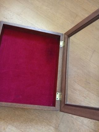 Vetrinetta legno marrone