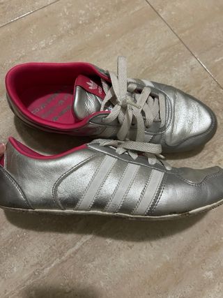 Zapatillas Adidas Plata Mujer