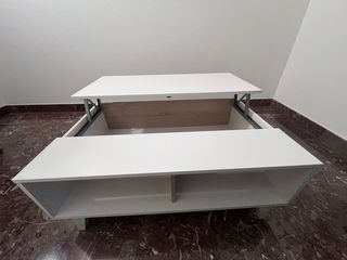 Mesa centro blanca - madera