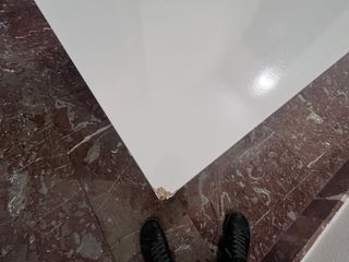 Mesa centro blanca - madera