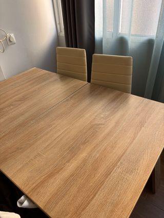 Mesa comedor 4 sillas - madera