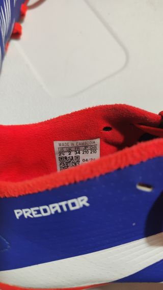Adidas Predator - Botas Fútbol talla 34