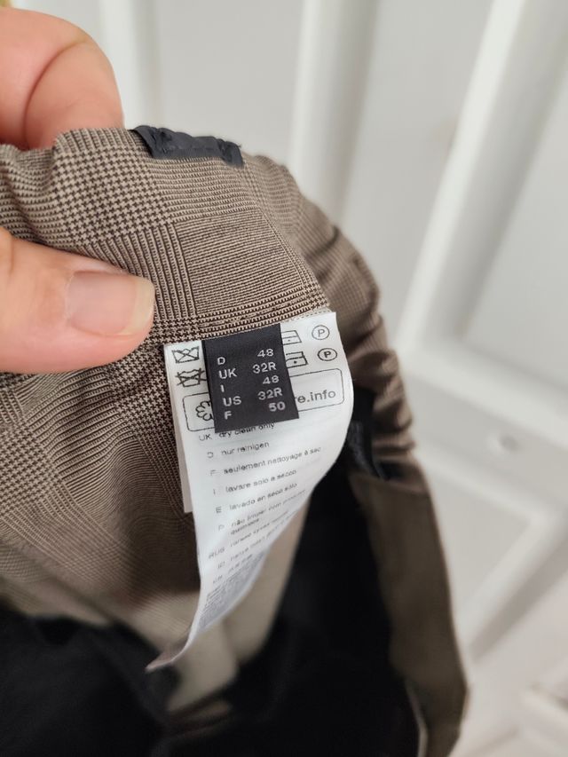 Pantalones hombre marrón - M