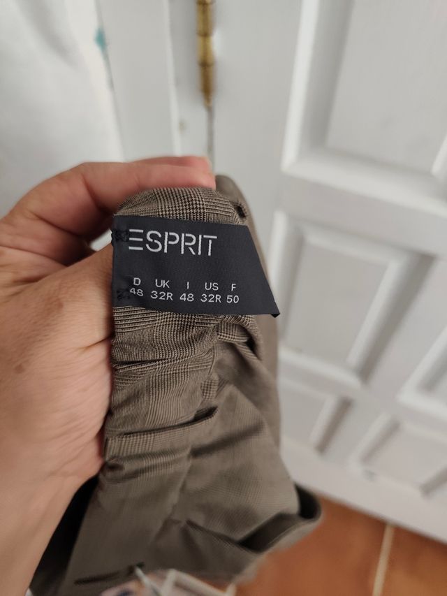 Pantalones hombre marrón - M