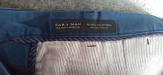 NUEVO Pantalón azul hombre, talla 38