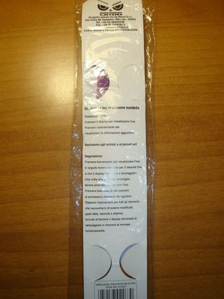 Orologio digitale LED viola