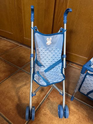 Cuna y carrito bebé juguete