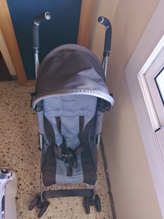 Carrito Maclaren Plegable Azul
