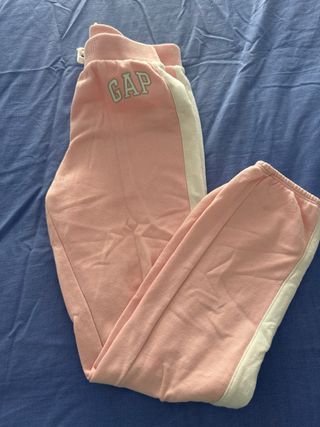 Pantalones deportivos Gap niña rosa