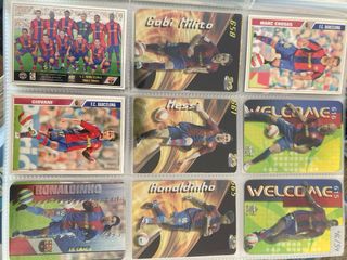 Cromos FC Barcelona - Touré, Henry Messi, Ronaldi