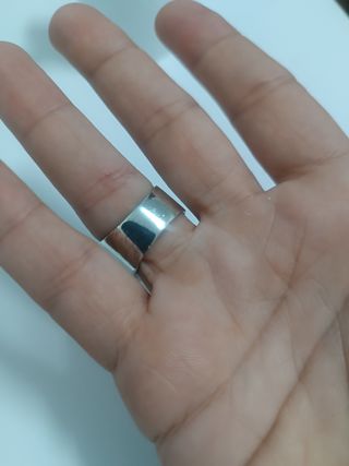 Anillo plata cristales lilas