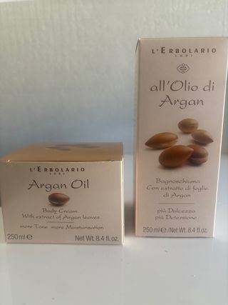 L'Erbolario Argan Oil: Bagno schiuma e crema corpo