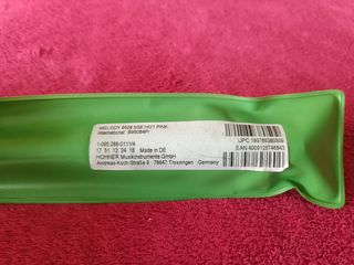 Flauta Hohner Melody Blackflöte fucsia