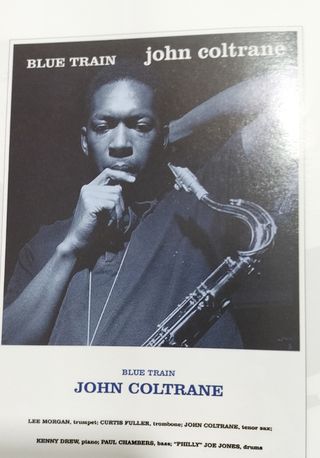 Poster John Coltrane Blue Train